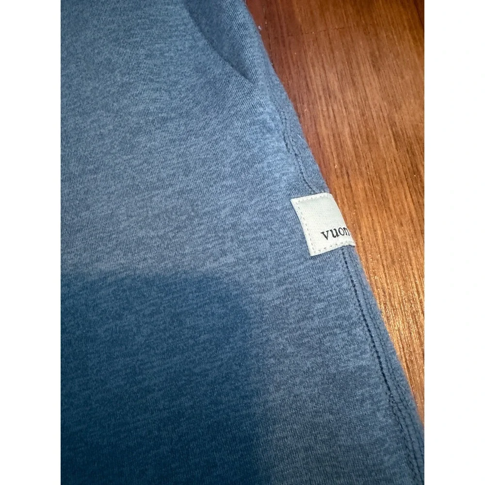 Vuori Performance Jogger Heathered Blue DreamKnit Slim Fit Sweatpants Womens L